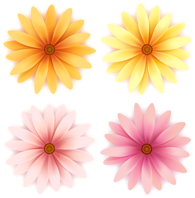 free vector Beautiful small flowers vector 3
